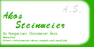 akos steinmeier business card